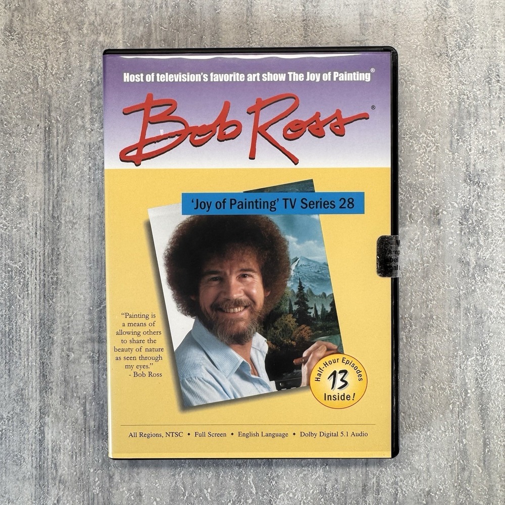 Bob Ross The Joy Of Painting TV Series 28 DVD 3-Disc Set RARE New Sealed